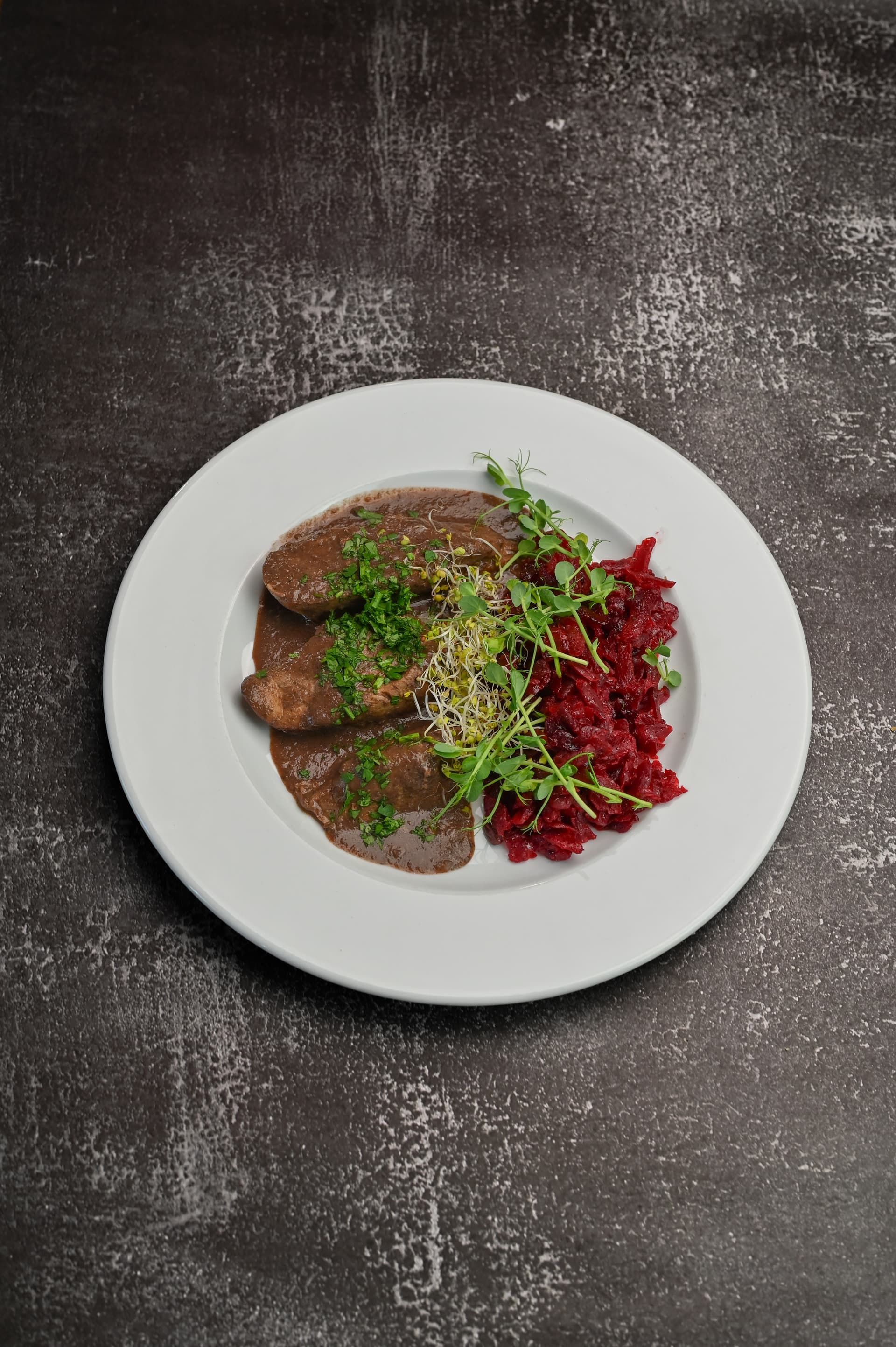 Schweinefilet in Pilzsoße